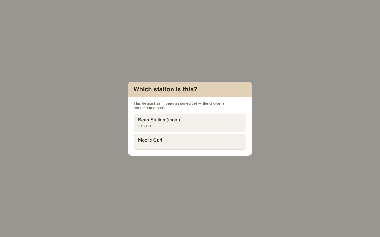 The station picker